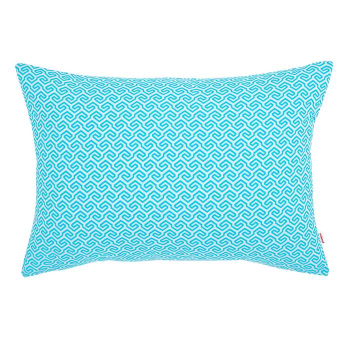 White Blue UV Pillow Rectangular White Blue UV Pillow Rectangular