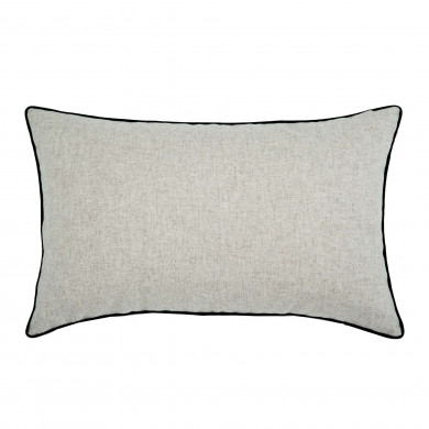 Beige wool pillow rectangular 