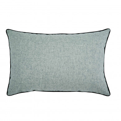 Gray wool pillow rectangular 