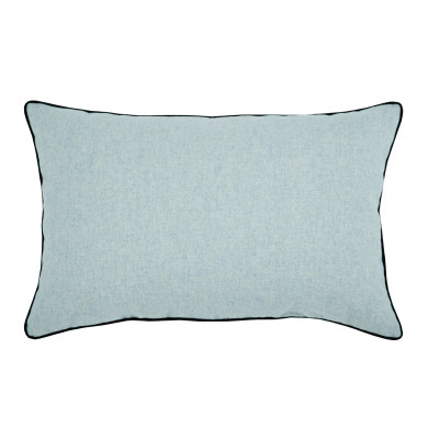 Blue wool pillow rectangular 