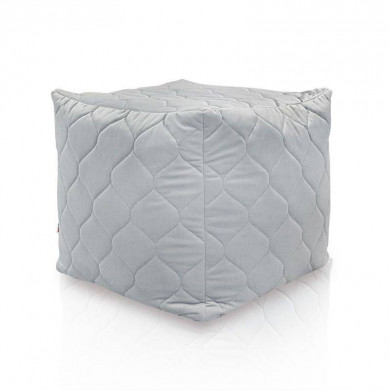 Quilted glamour pouf square 