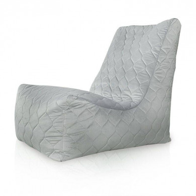 Quilted glamour bean bag chair distinto 