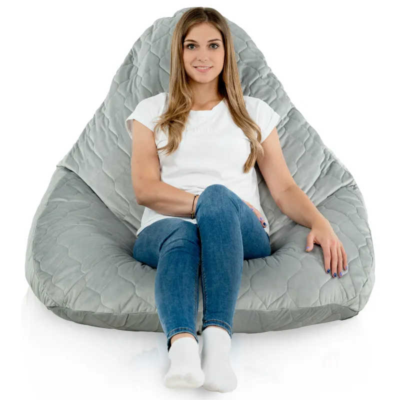 Drop XXL Highback Bean Bag Chair - Soft Velvet – view 46
