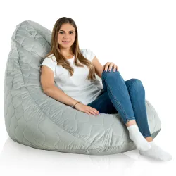 Drop XXL Highback Bean Bag Chair - Soft Velvet – view 66