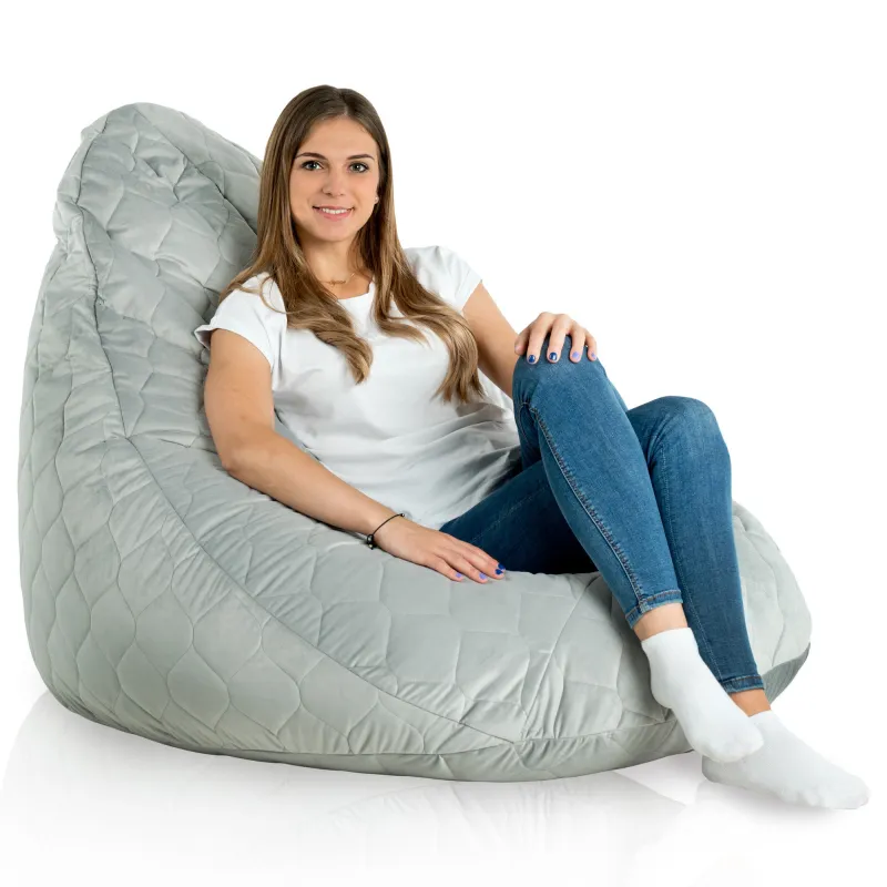 Drop XXL Highback Bean Bag Chair - Soft Velvet – view 66