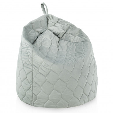 Quilted glamour bean bag