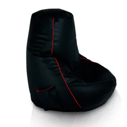 Gaming bean bag chair black - Faux Leather