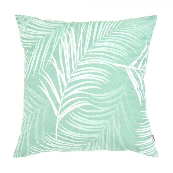 Palm mint pillow square 