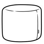 Round pouf