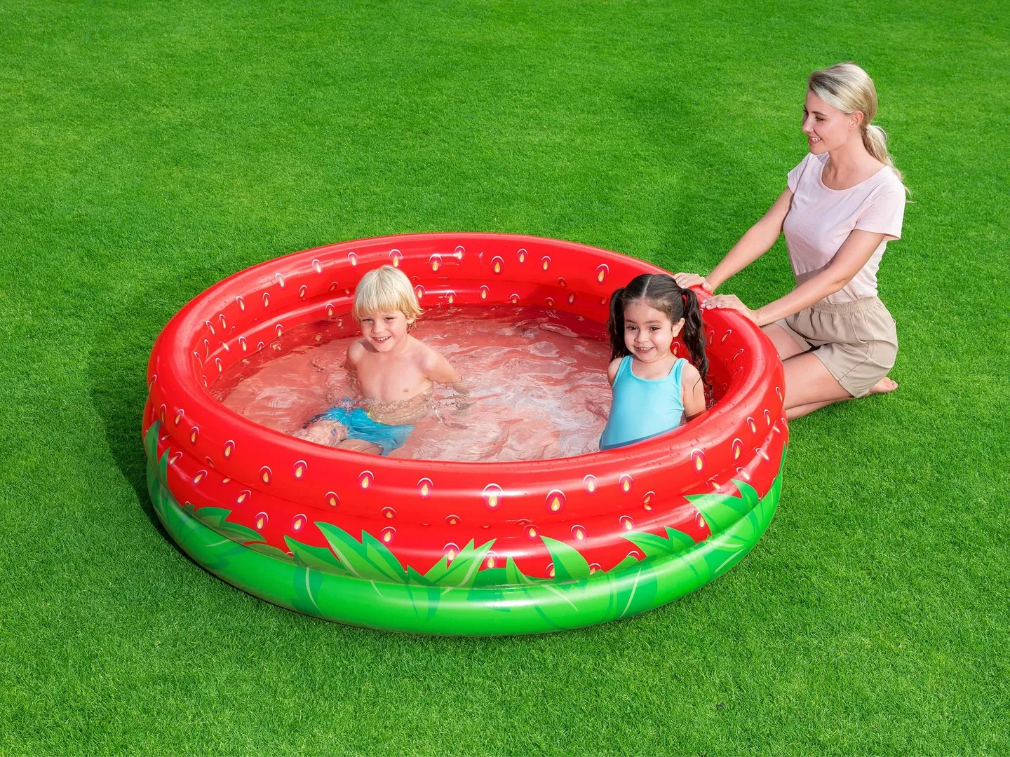 Inflatable Children's Pool 160 x 38 cm Bestway 51145 - 3