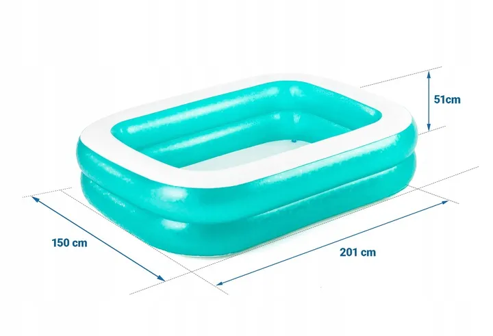 Bestway 54005 Family Inflatable Pool 201 x 150 x 51 cm - 4