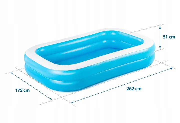 Bestway 54006 Family Inflatable Pool 262 x 175 x 51 cm - 5