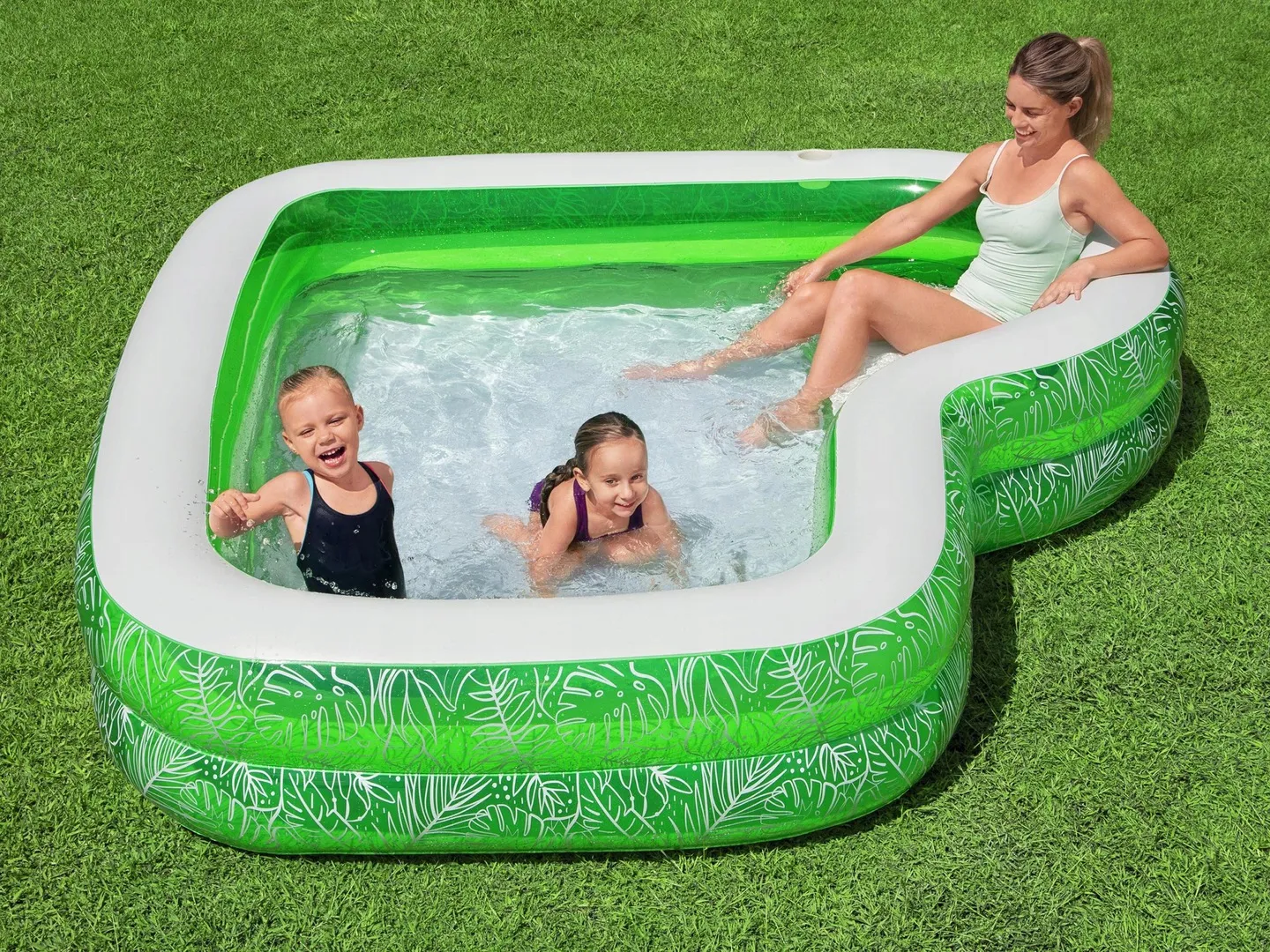 Inflatable Pool 231 x 231 x 51 cm Green Bestway 54336 - 7