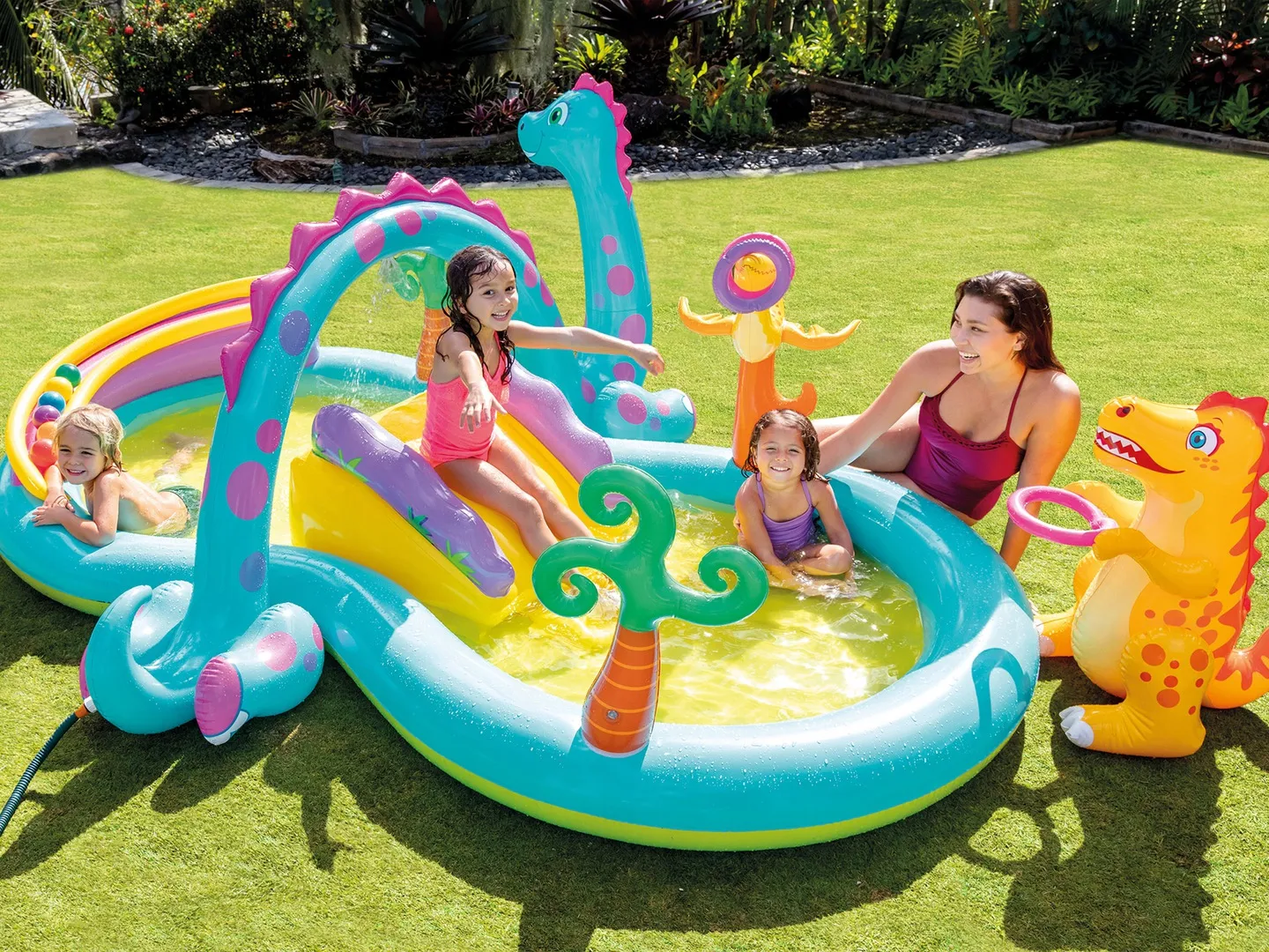 Inflatable Dinosaur Play Center 302 x 229 x 112 cm INTEX 57135 - 3