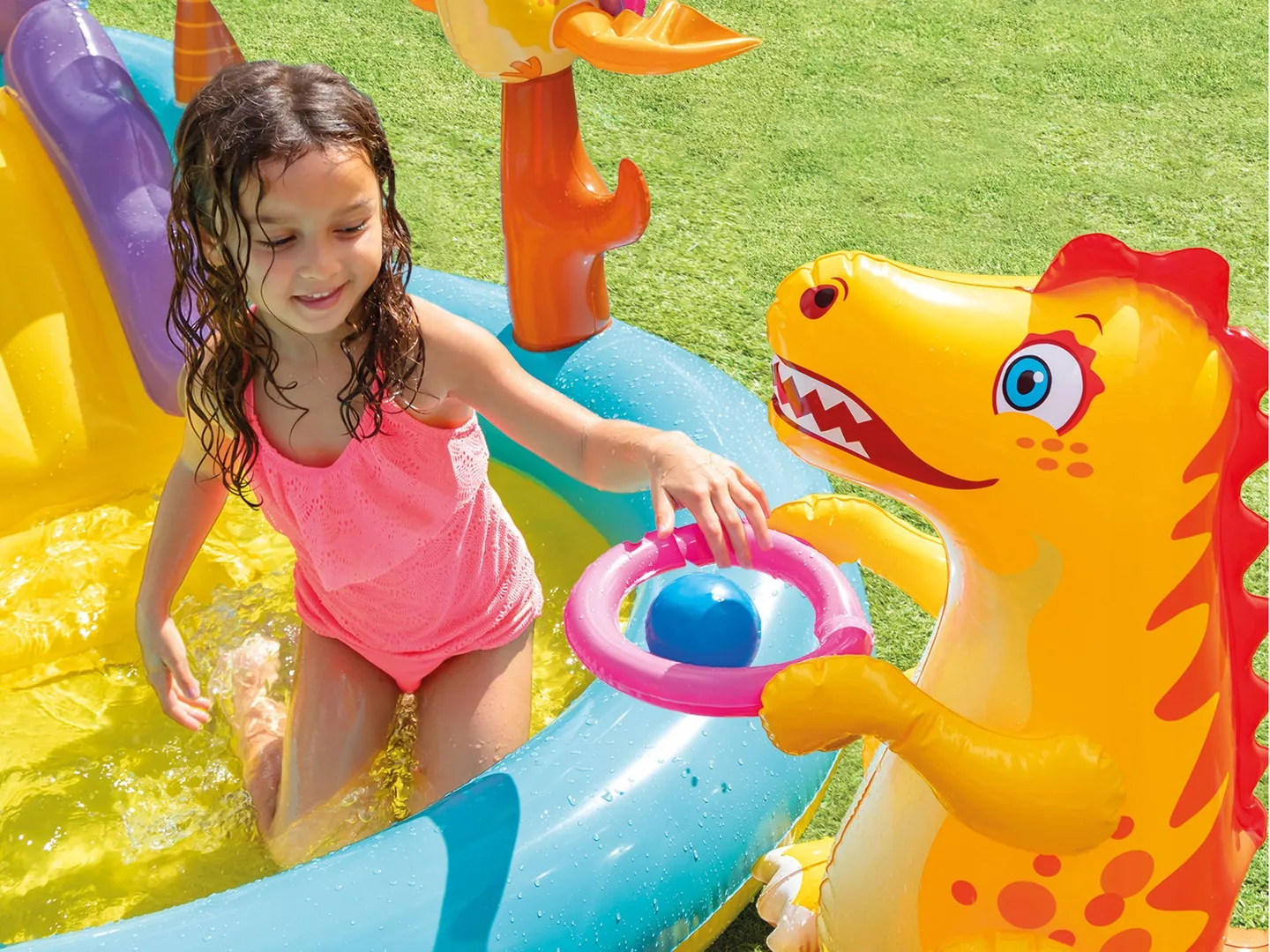 Inflatable Dinosaur Play Center 302 x 229 x 112 cm INTEX 57135 - 8