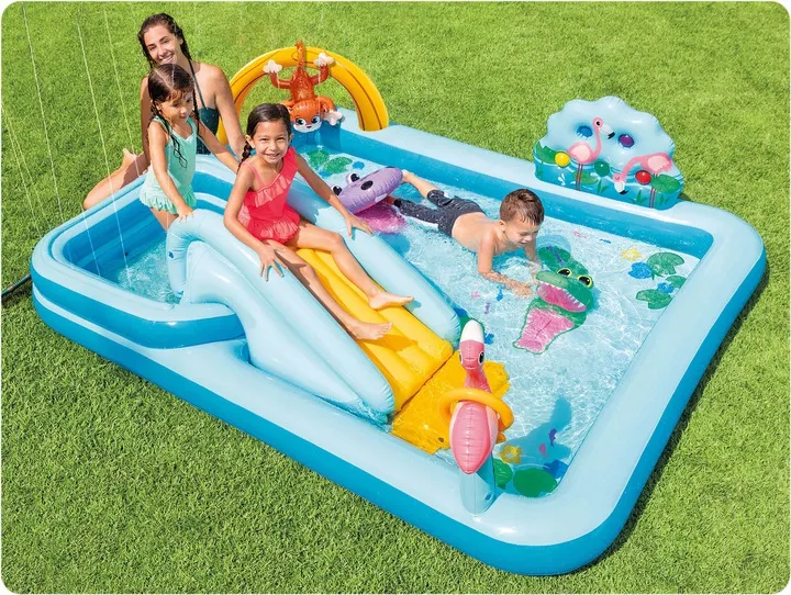 Inflatable Jungle Playground 244 x 198 x 71 cm Intex 57161 - 5