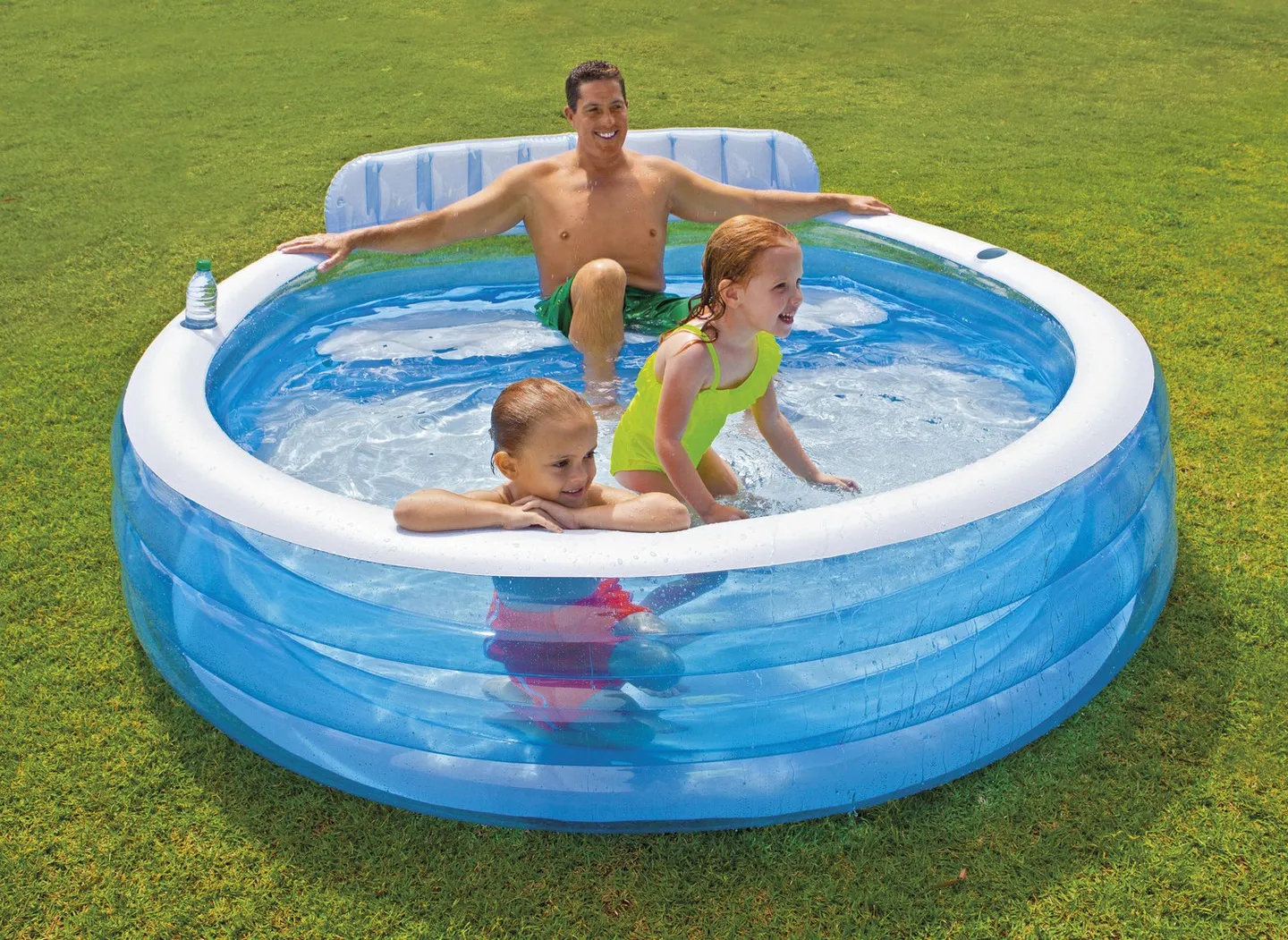 Inflatable Pool with Bench 229 x 218 x 79 cm INTEX 57190 - 4