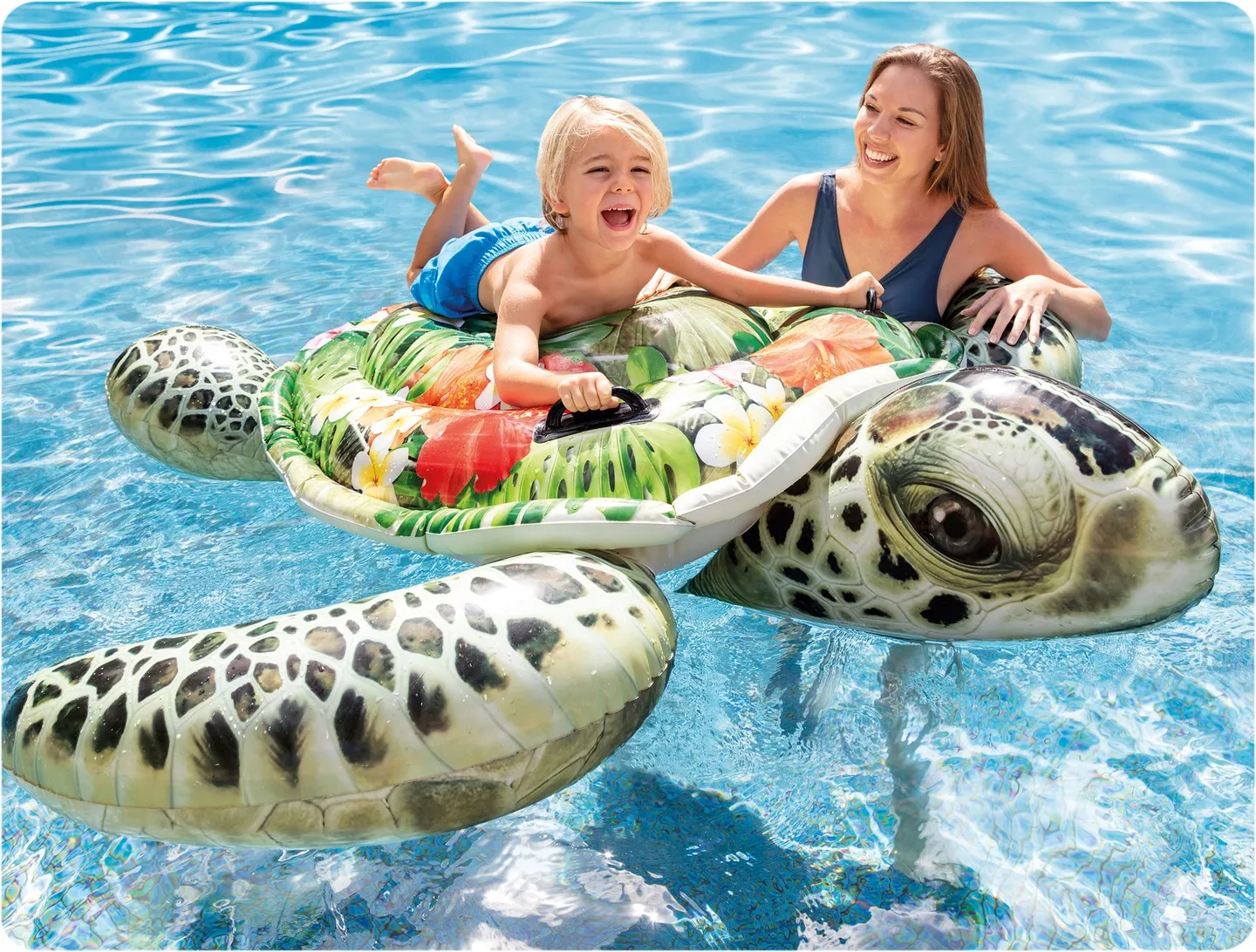 Swimming toy turtle 191 x 170 cm INTEX 57555 - 3