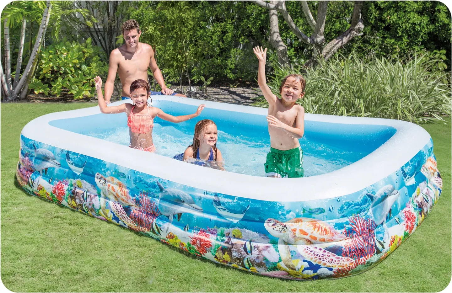 Inflatable Fish Pool 305 x 183 x 56 cm INTEX 58485 - 3