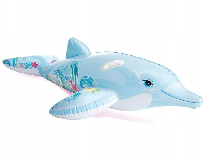 Inflatable Dolphin Toy Blue 175 x 66 cm INTEX 58535 - 2