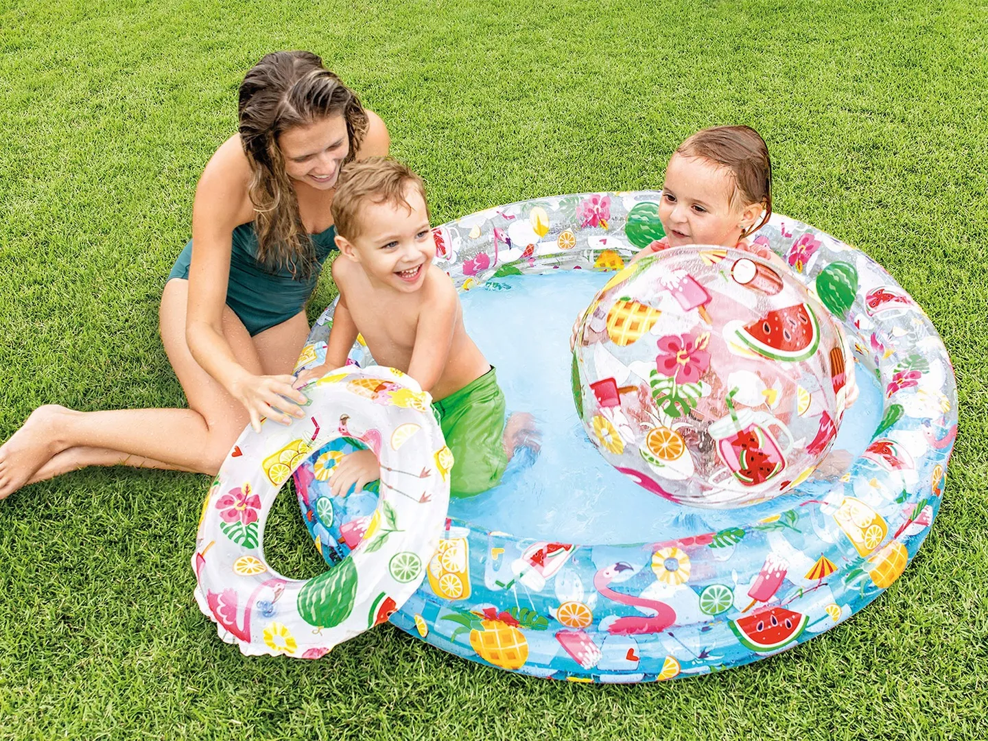 Blue Inflatable Pool 147 x 33 cm INTEX 58426 - 4