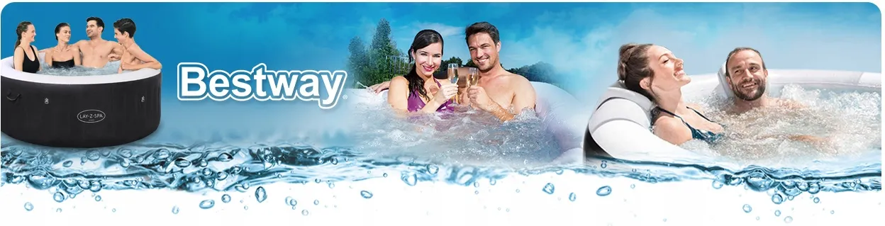 Inflatable Hot Tub Lay-Z Miami 4-Person Bestway 60001