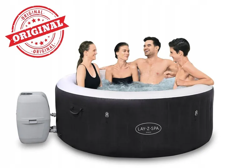Inflatable Hot Tub Lay-Z Miami 4-Person Bestway 60001 - 3