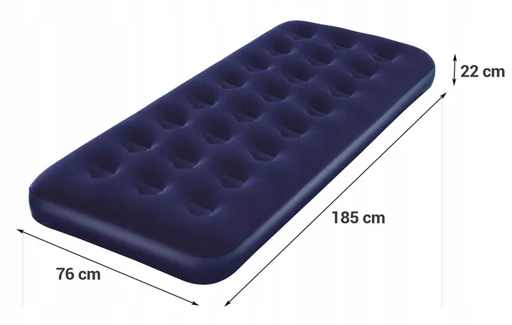 Inflatable Airbed 185x76x22 cm Single Bestway 67000 - 5