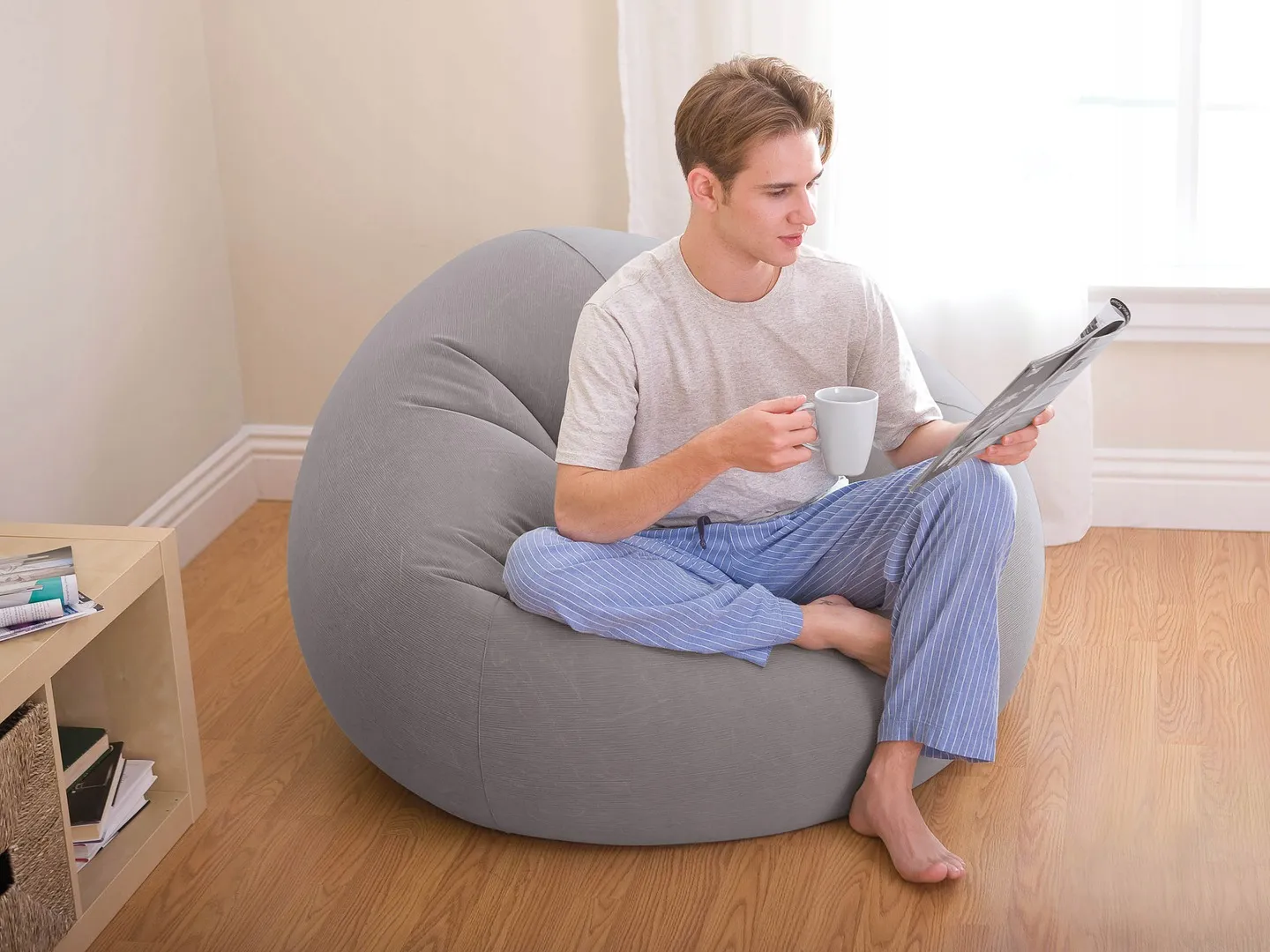 Inflatable armchair bean bag pouf INTEX 68579 - 3