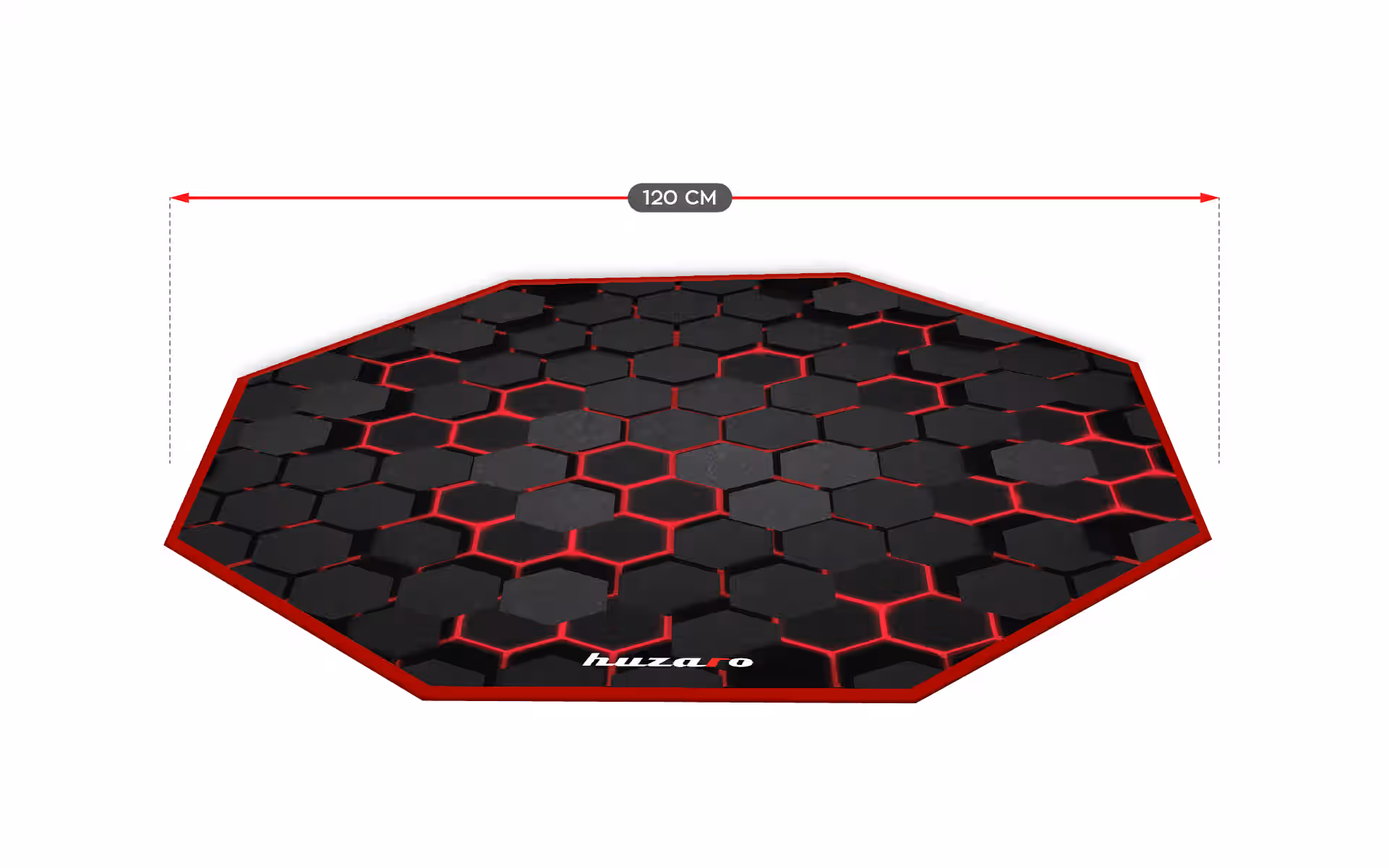 Dimensions of the Huzaro FloorMat 2.0 gaming mat