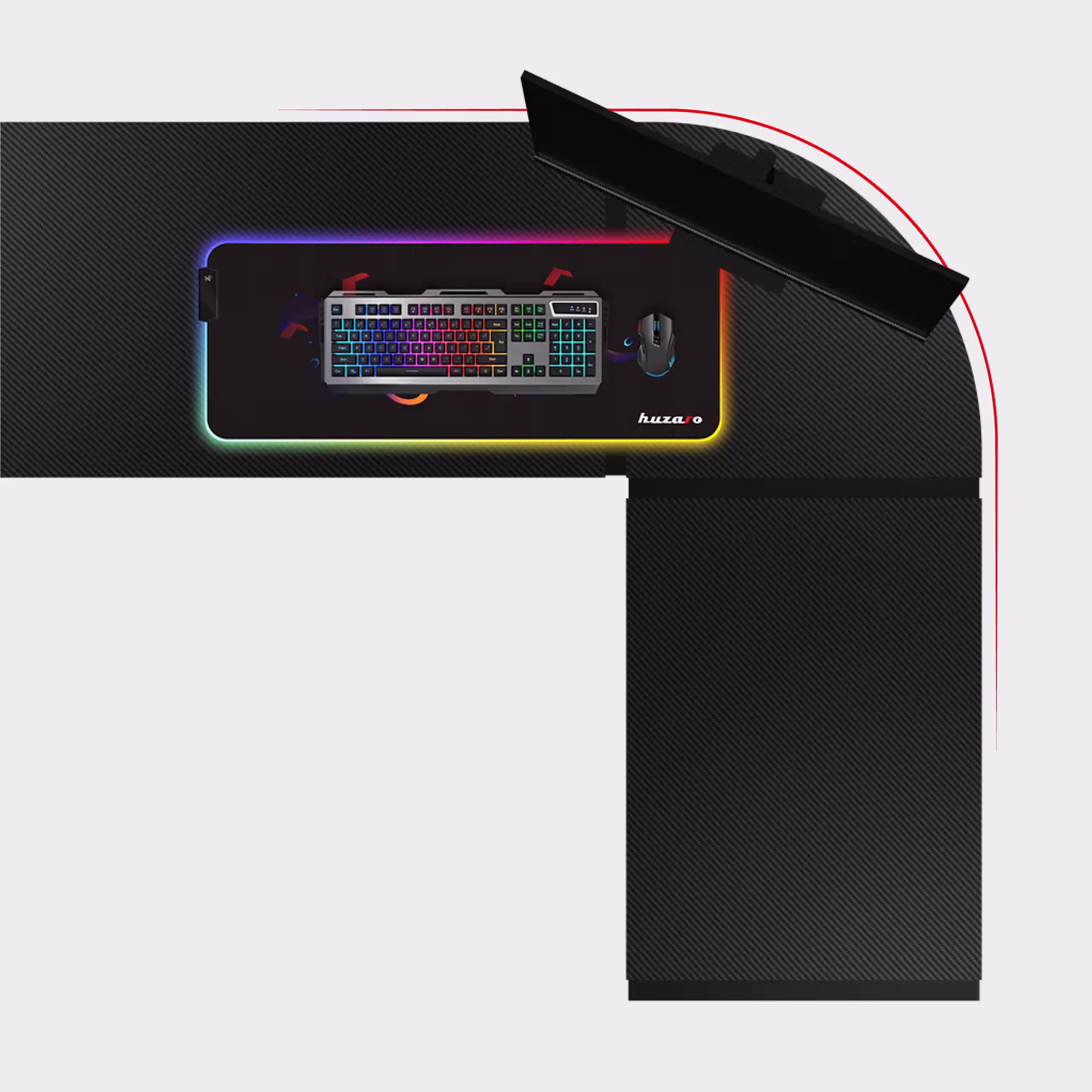 Workstation ergonomics Huzaro Hero 6.3