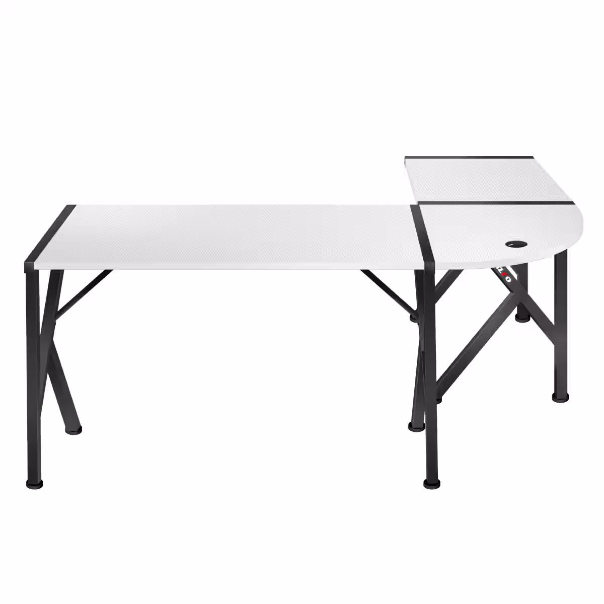 Back of Huzaro Hero 6.3 gaming desk