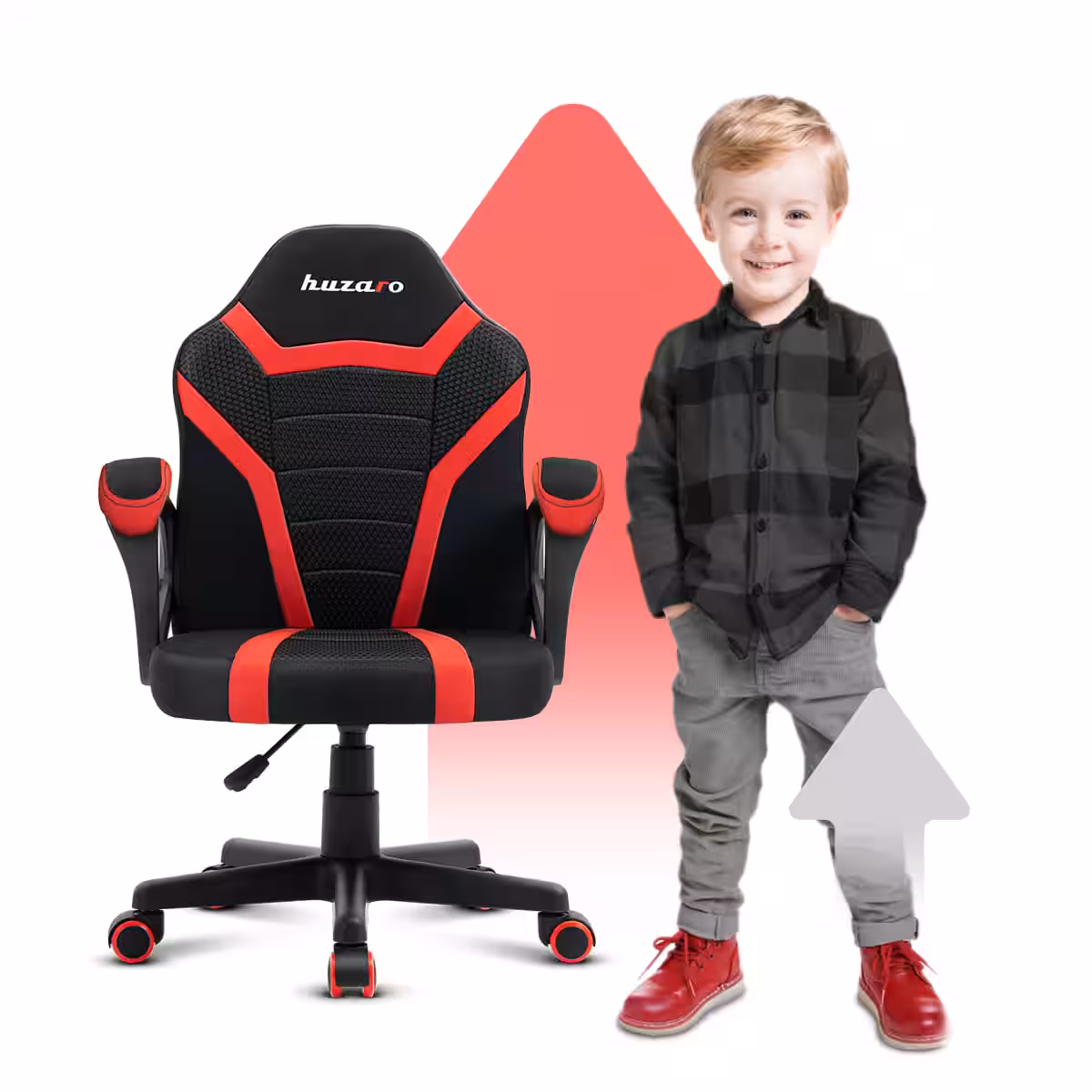Front view of the Huzaro Ranger 1.0 gaming chair