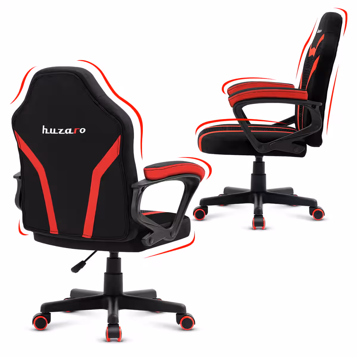 Profiled design supporting a healthy posture