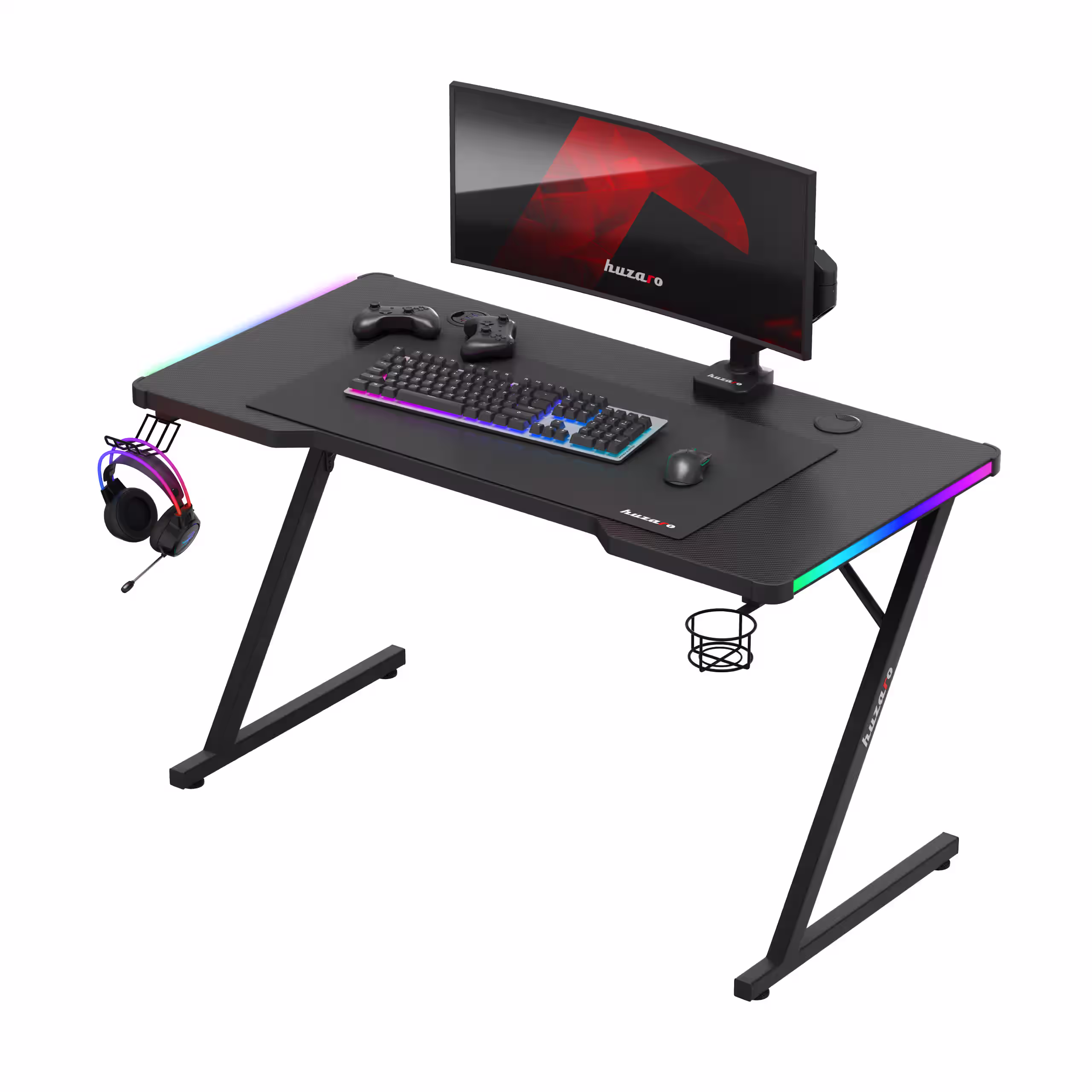 Hero 2.5 RGB desk with accessories