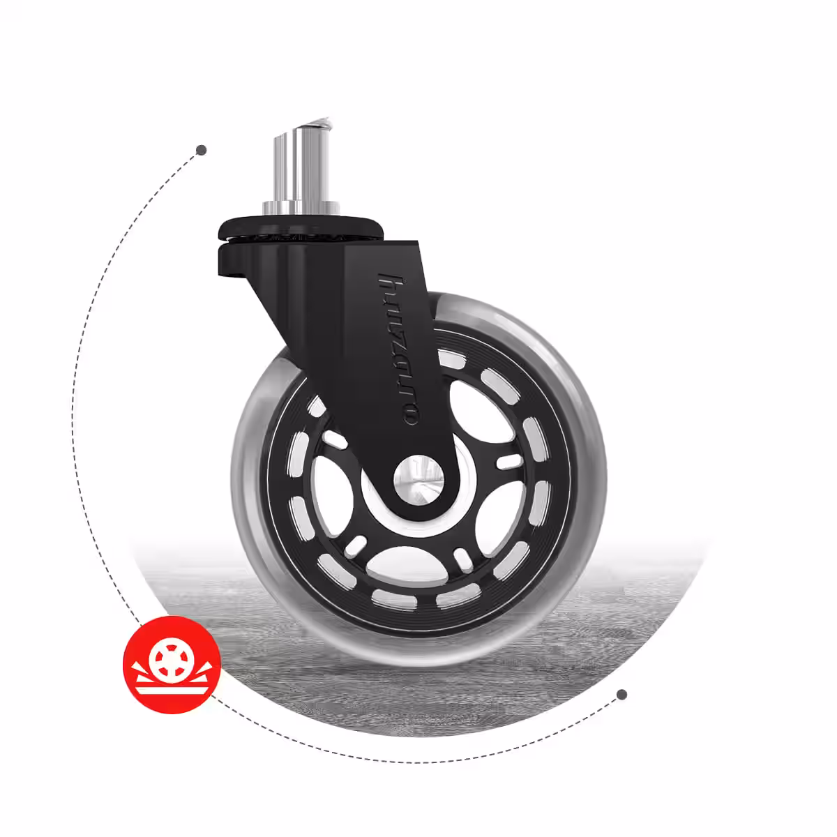 Wheels safe for floors