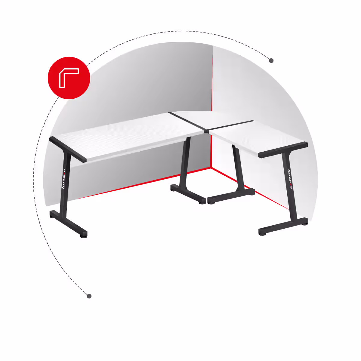 Hero 6.0 corner desk