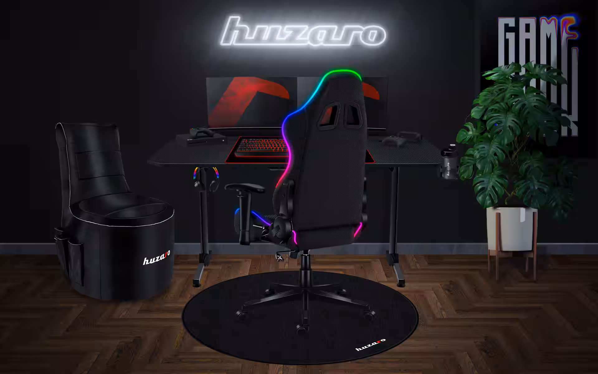 Huzaro Hero 4.7 desk in a room