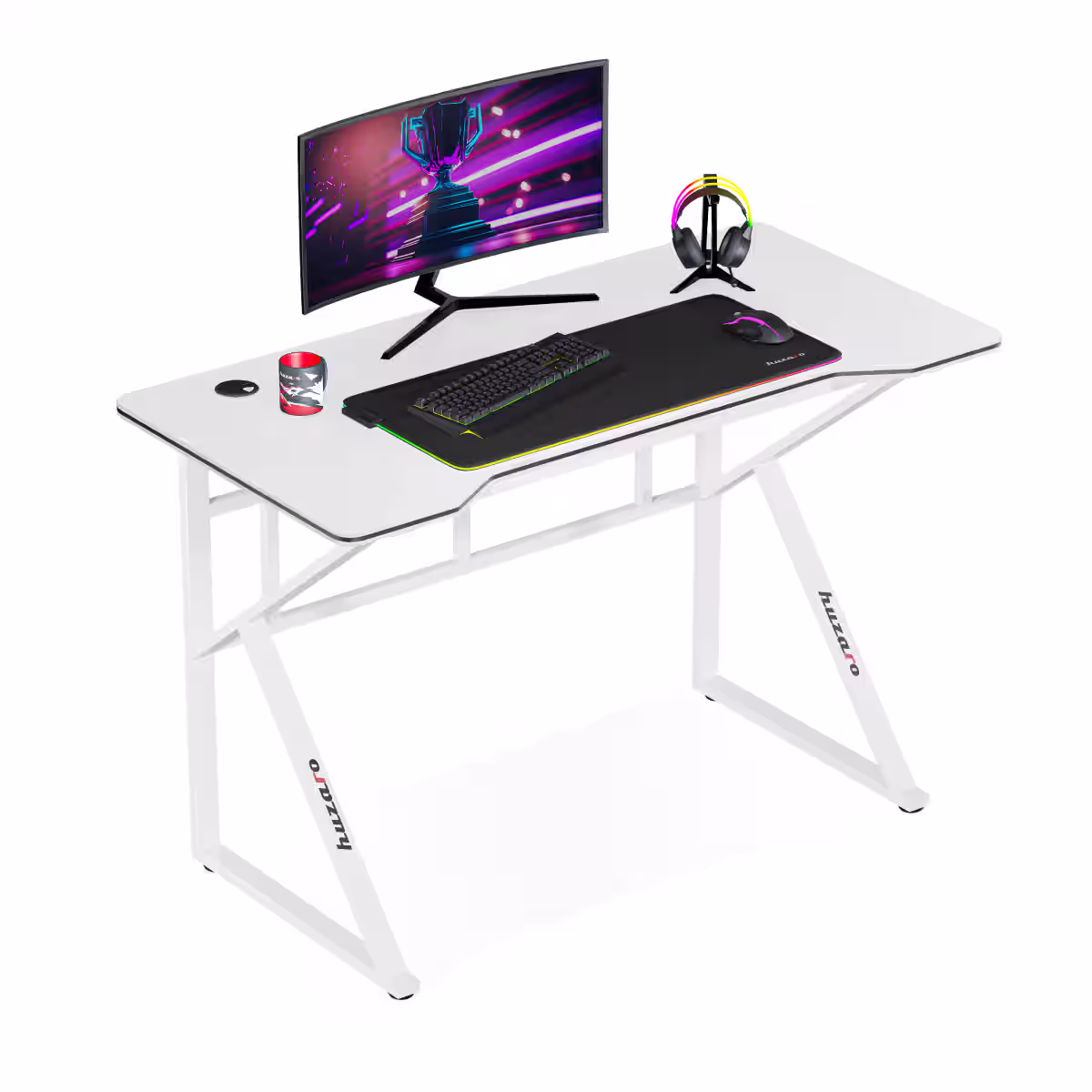 Gaming desk Huzaro Hero 1.6 angled view