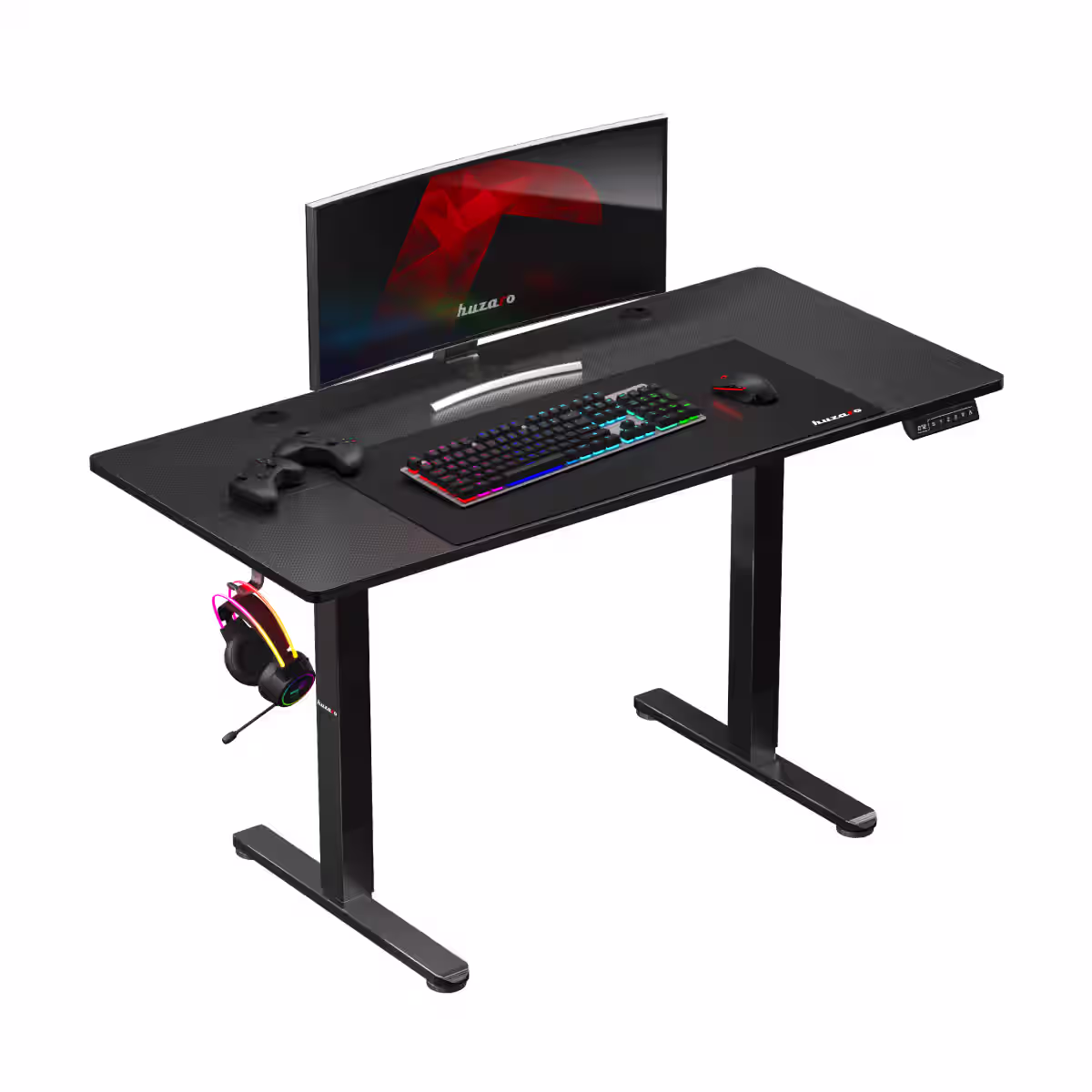 Electric desk Hero 8.2 angled view
