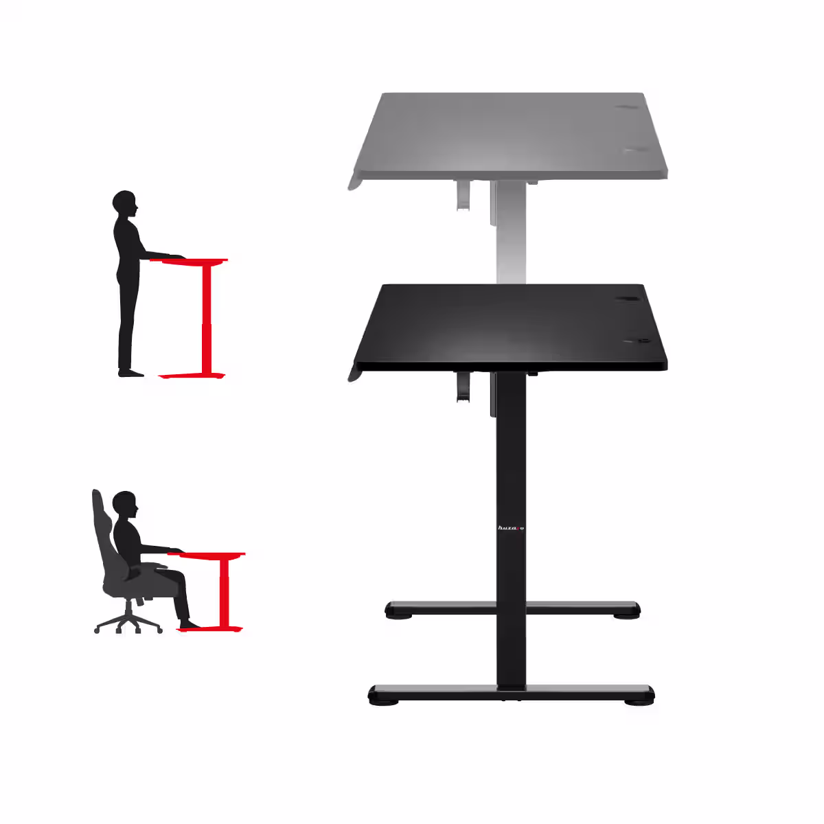 Hero 8.2 desk with height adjustment