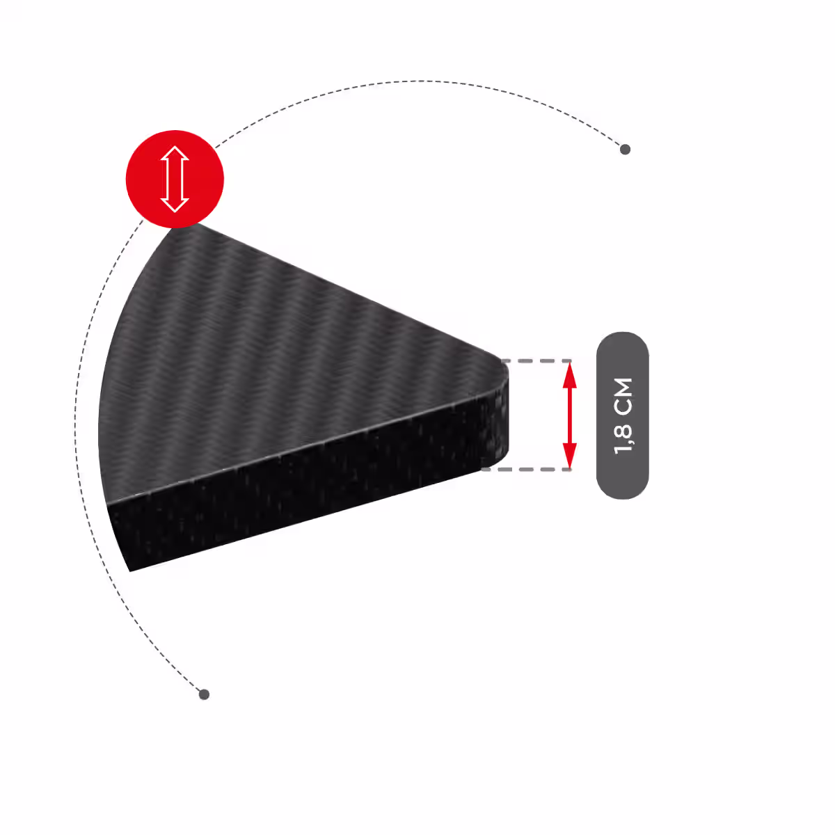 Hero 8.2 desk desktop thickness