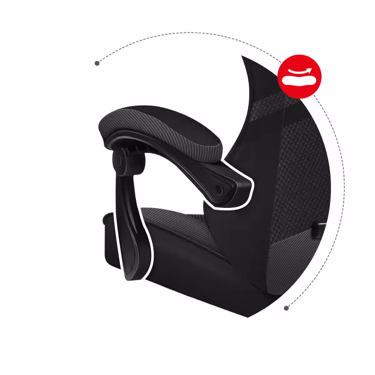 Force 4.4 gaming chair soft armrests