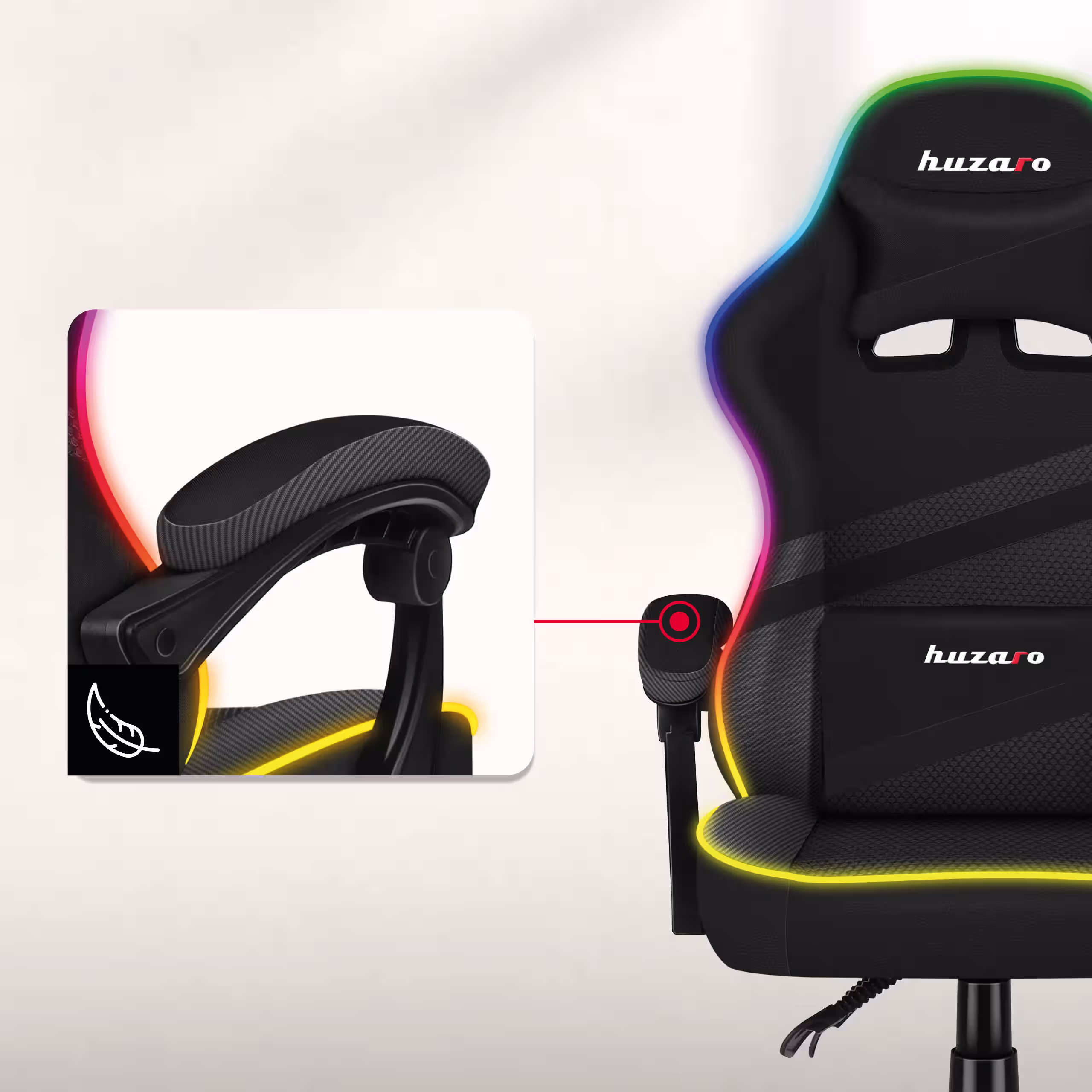 Force 4.4 gaming chair soft armrests