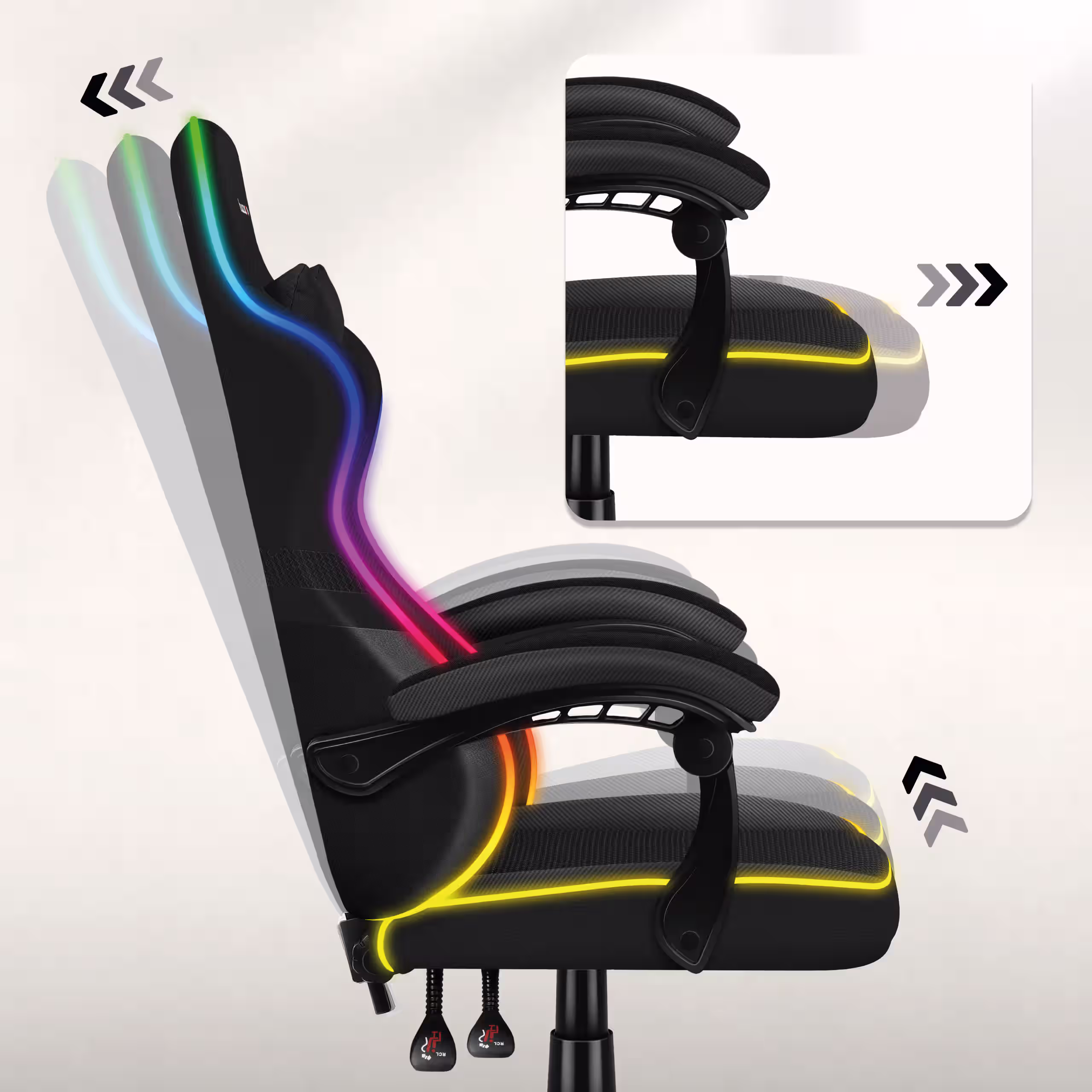 Huzaro Force 4.4 gaming chair with softlex function