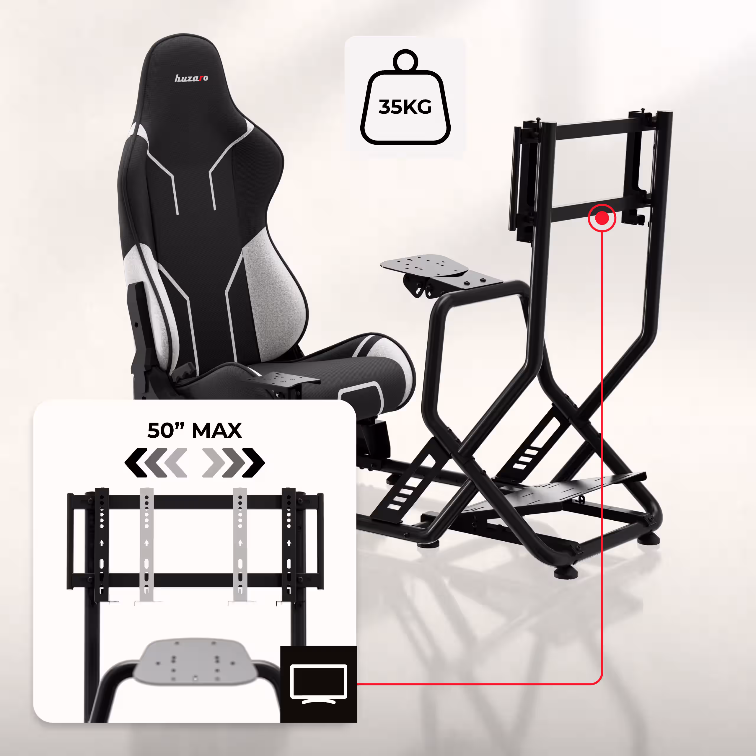 Huzaro Speed 6.0 racing cockpit