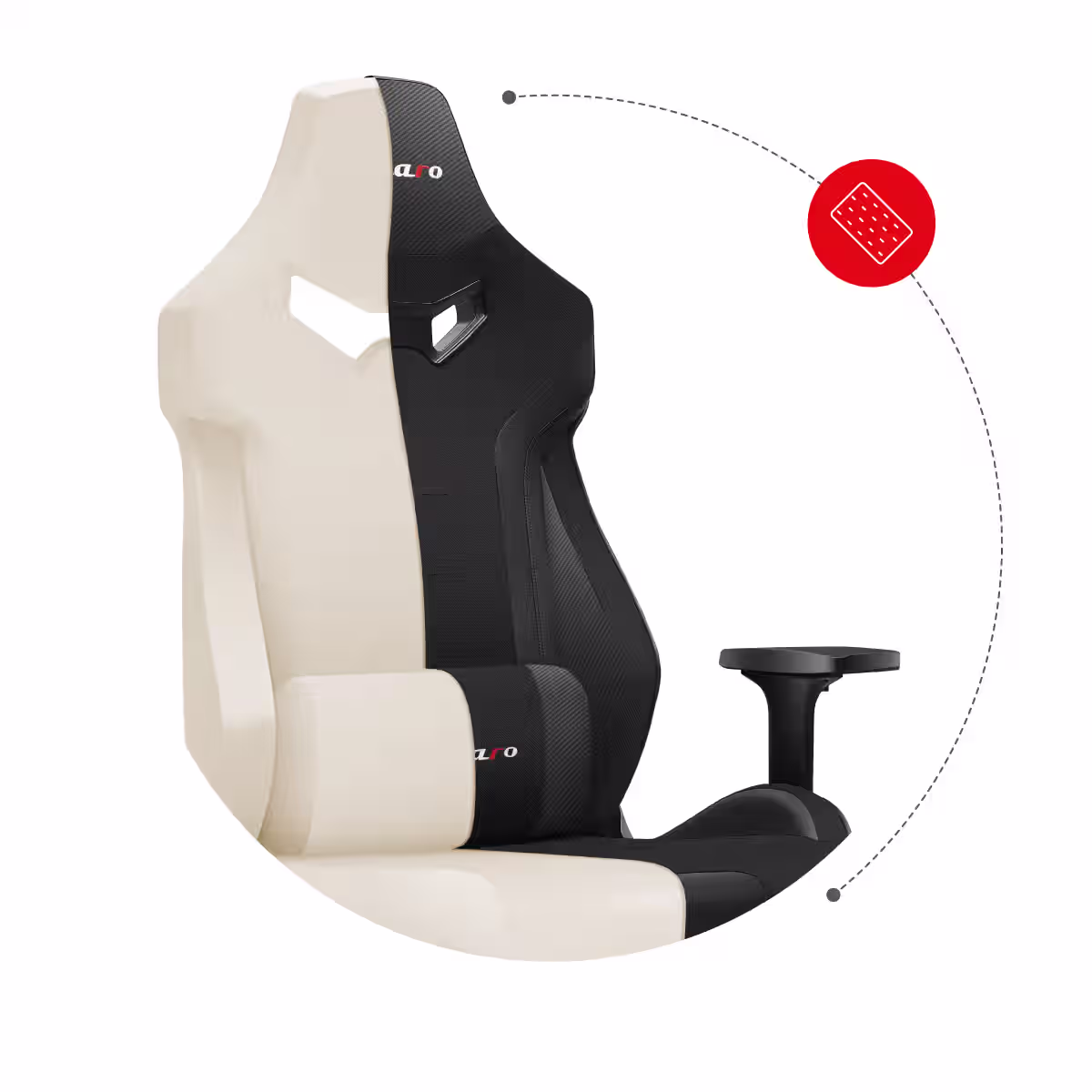 Molded foam technology Huzaro Force 7.6 Black