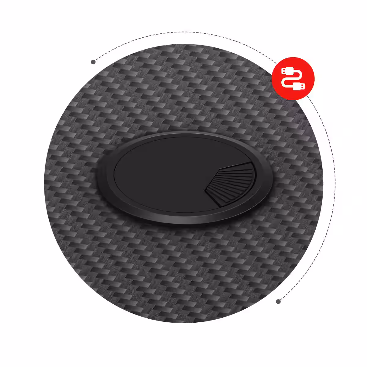 2 cable grommets RGB LED