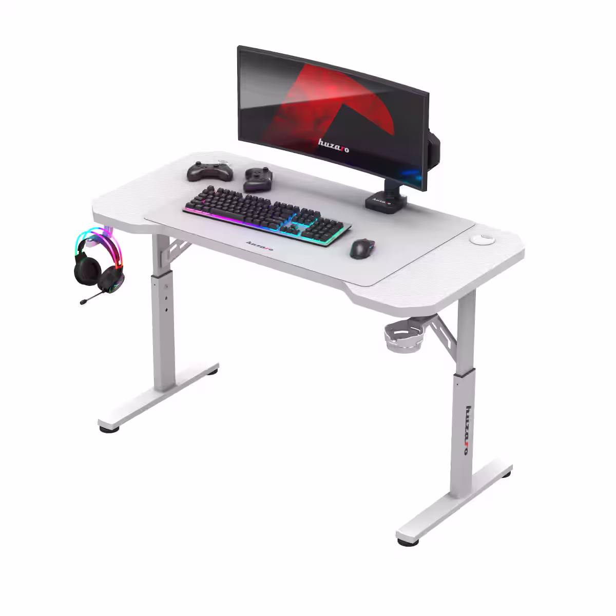 Desk with accessories