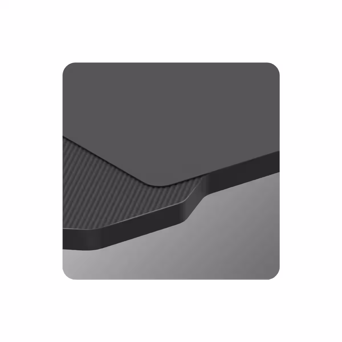 Carbon-style desktop with mousepad